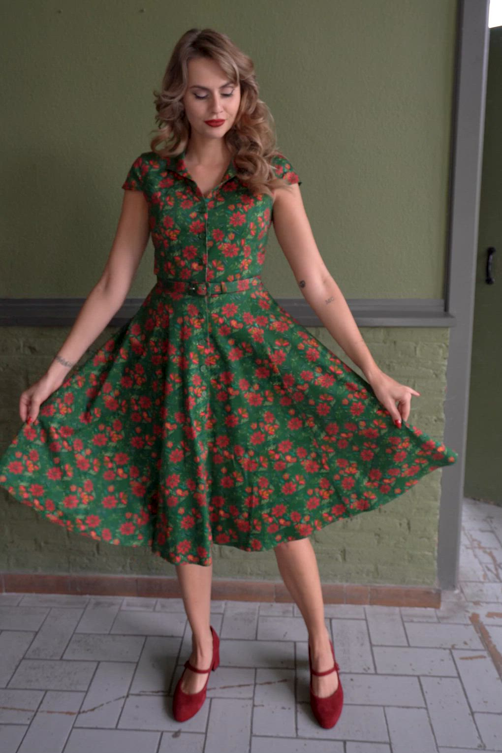 grüne mode kollektion