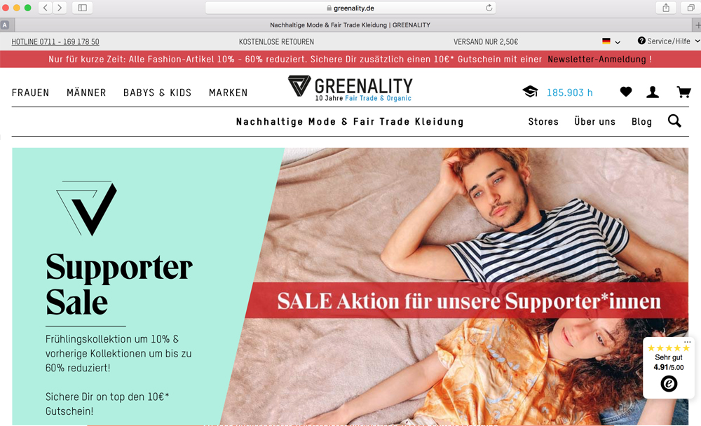 nachhaltige mode online shops