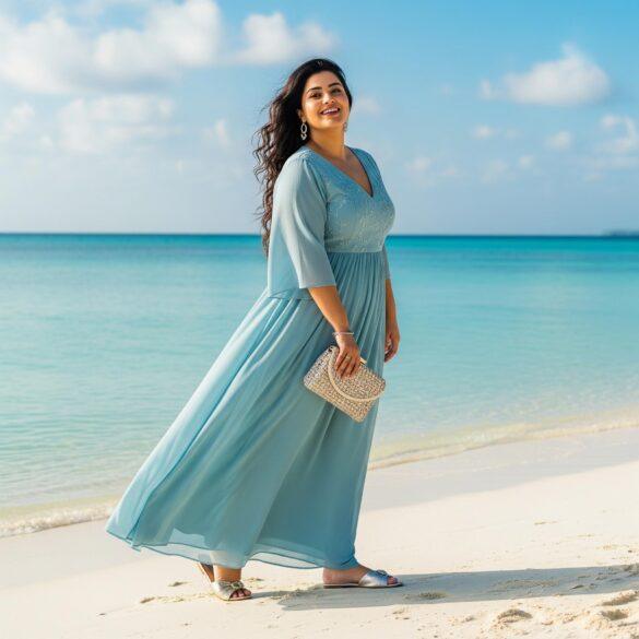 elegante mode für mollige frauen